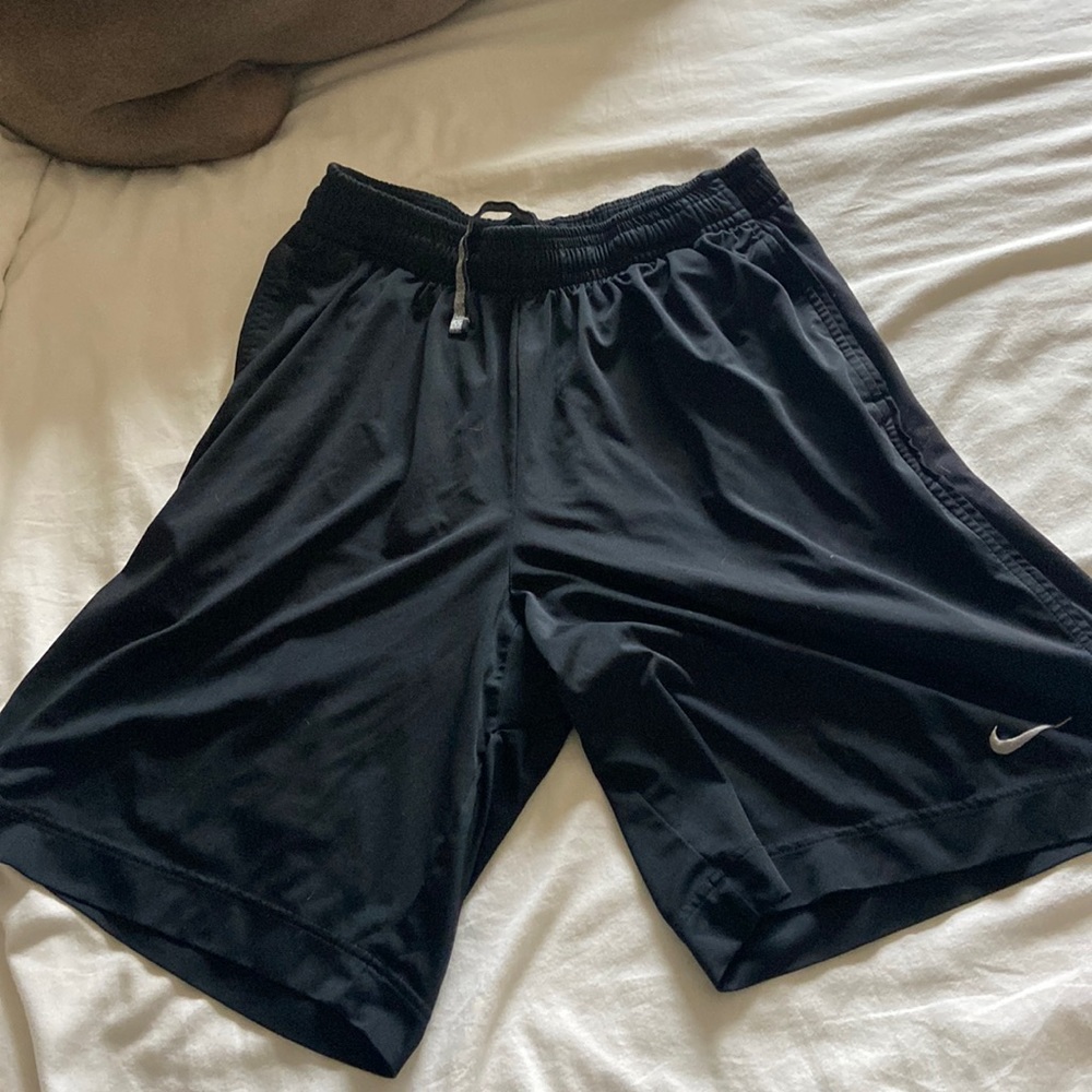 Nike black gym shorts